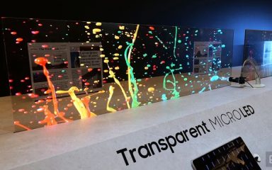 نمایشگر شفاف MicroLED