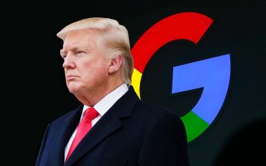 دونالد ترامپ گوگل