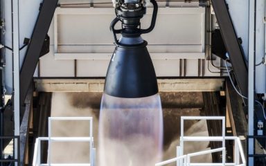 موتور موشک جدید رپتور شرکت اسپیس‌ایکس در تگزاس مشاهده شد