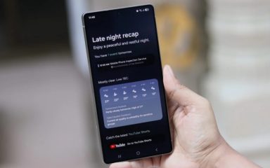ضبط Log با دوربین سلفی ویژگی جدید One UI 8