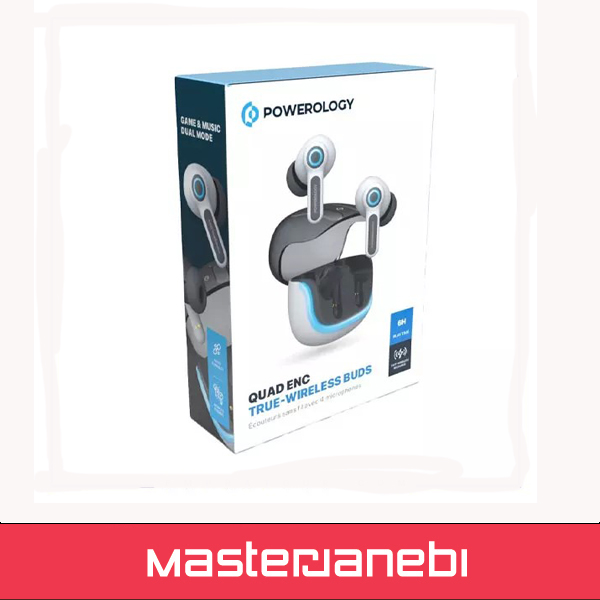 هندزفری پاورولوژی مدل Quad ENC RGB