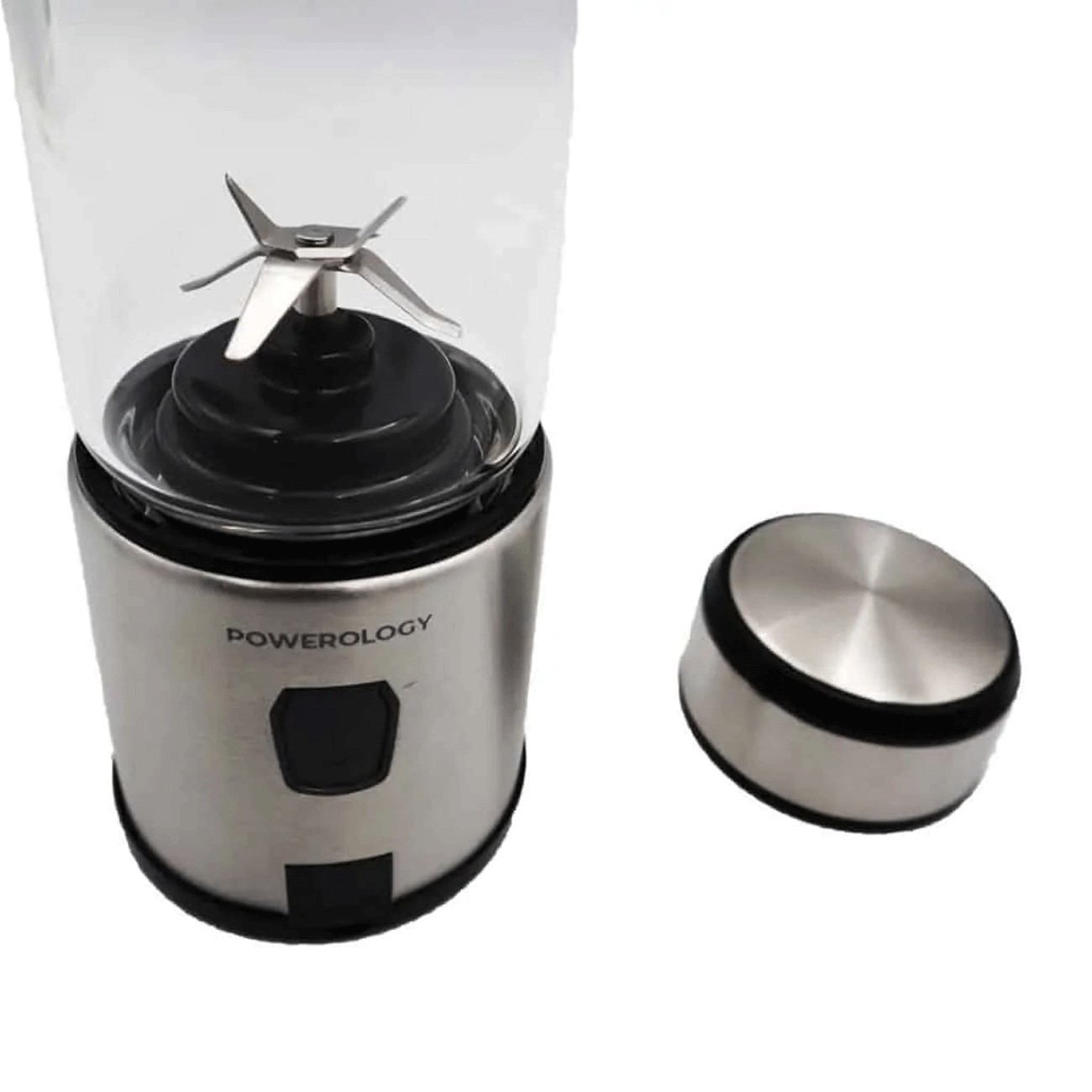 مخلوط کن و شیکرشارژی شش تیغه 450 میلی لیتری 126 وات پاورولوژی PN6BPJBK