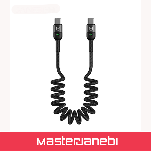 کابل شارژ دوسر تایپ سی فنری مک دودو مدل Mcdodo 7860