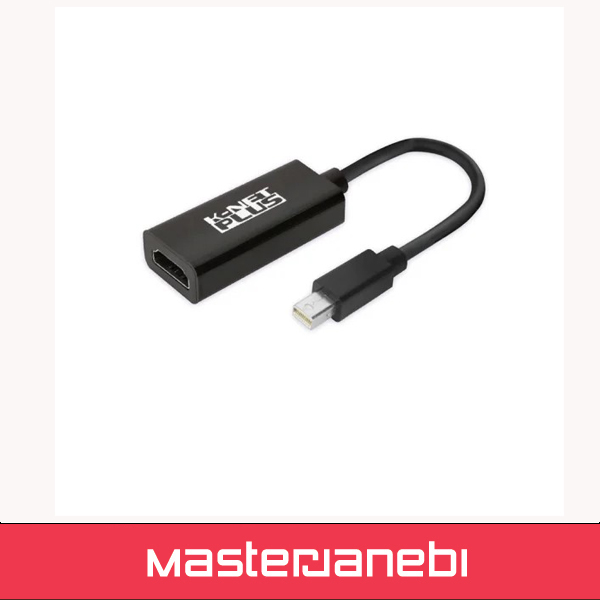 تبدیل Mini DisplayPort به HDMI کی نت پلاس KP-COMDPHD03