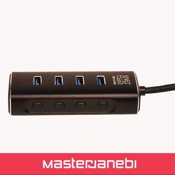 هاب 4 پورت USB 3.1 کی نت پلاس KP-HA34