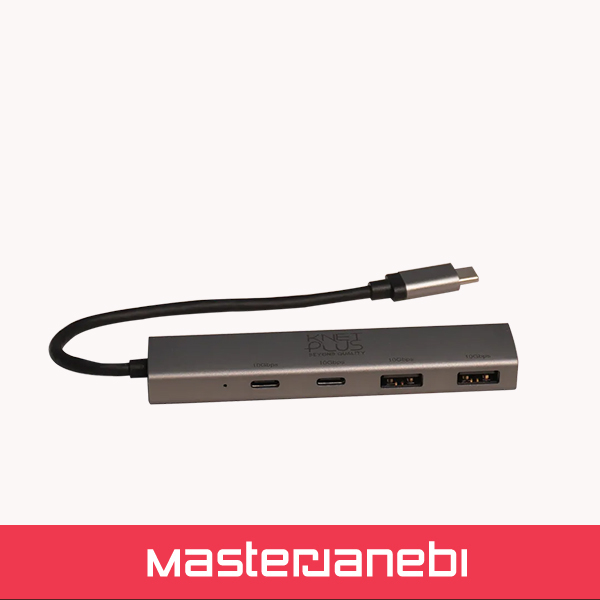 هاب 4 پورت Type C کی نت پلاس KP-HC34
