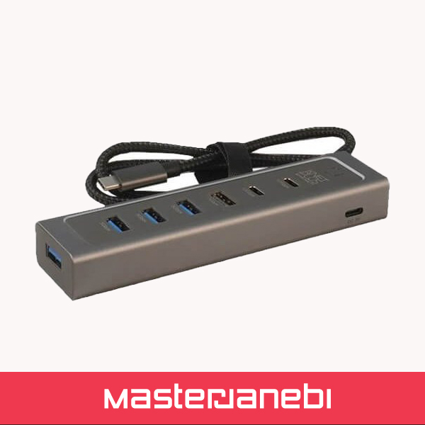 هاب 7 پورت Type C کی نت پلاس KP-HC37