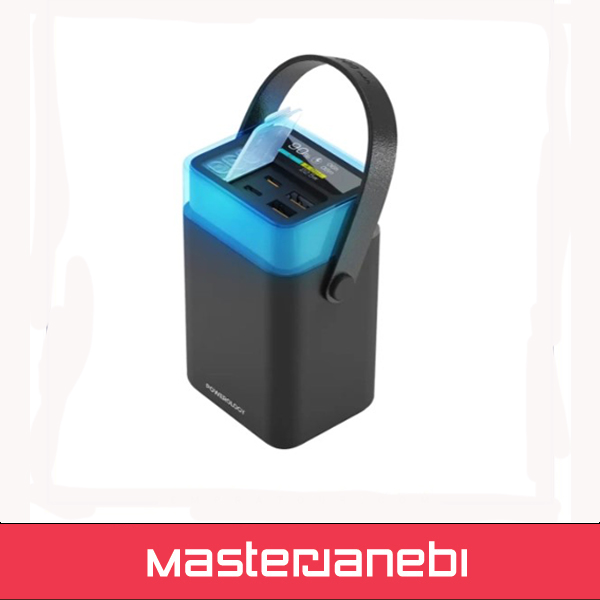 پاور بانک 65 وات 40000 پاورولوژی Powerology Halo Beam PPBCHA92BK