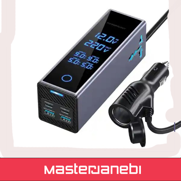 اینورتر 300 وات پاورولوژی Powerology Power Inverter PWCUQC044