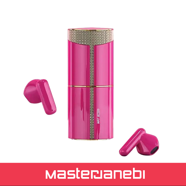 هندزفری بلوتوث طرح رژلب گرین لاین Green Lion Lipstick True Wireless Earbuds GNLPTKTWSBL