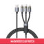کابل شارژ سه سر 6 آمپر مک دودو Mcdodo Transparent Cable CA-7150