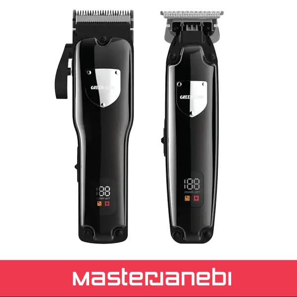 ماشین اصلاح دوتایی گرین لاین Green Lion Pro Trim Duo Hair Clipper GNPTRMDUOBK