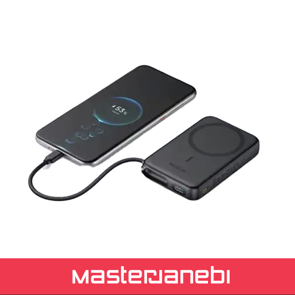 پاوربانک وایرلس 10000 با کابل متصل تایپ سی مک دودو Mcdodo Uni-Power Power Bank MC-865