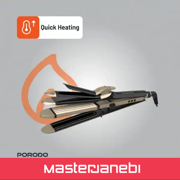 اتو مو 4 کاره پرودو Porodo 4 Style Hair Iron PD-LFST109