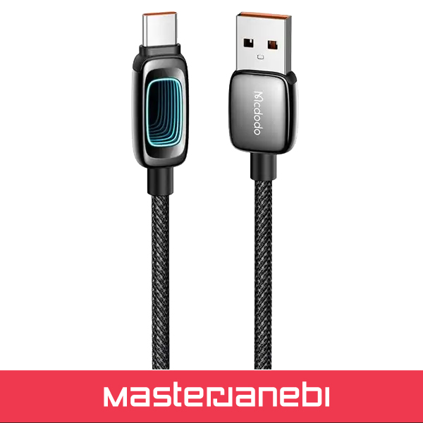 کابل شارژ USB به تایپ سی 6 آمپر مک دودو MCDODO CA-0380 MCDODO CA-0380