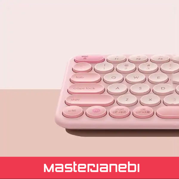 کیبورد بیسیم سهحالته بیسوس baseus K01A Wirelrss keyboard B00955503833 baseus K01A Wirelrss keyboard B00955503833