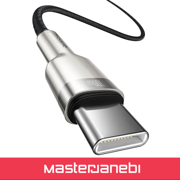 کابل Type C به Type C فست شارژ بیسوس 1 متر Baseus Cafule Metal CATJK-C01 Baseus Cafule Metal CATJK-C01