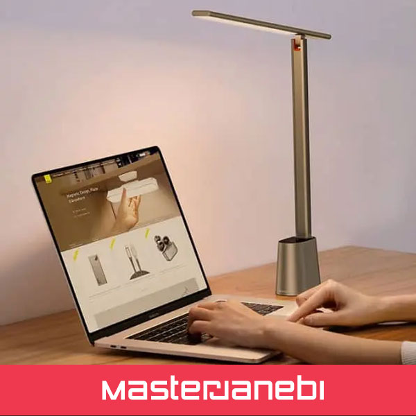 چراغ مطالعه هوشمند بیسوس Baseus Smart Eye Folding Reading Lamp DGZG-0G Baseus Smart Eye Folding Reading Lamp DGZG-0G