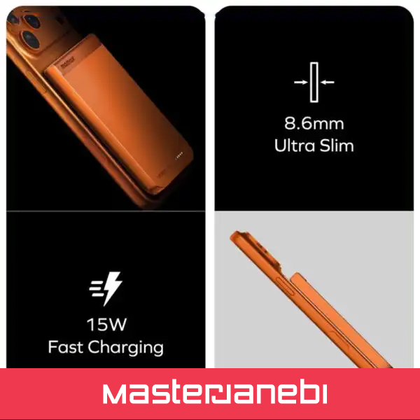 پاوربانک وایرلس 10000 مومکس Momax 1-Power S.Pass Power Bank IP162Q2
