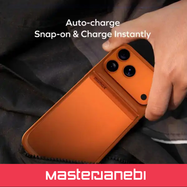 پاوربانک وایرلس 10000 مومکس Momax 1-Power S.Pass Power Bank IP162Q2