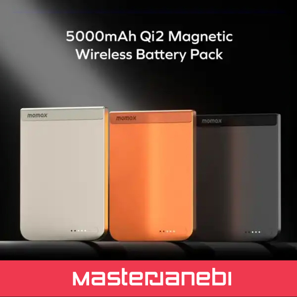 پاوربانک وایرلس 10000 مومکس Momax 1-Power S.Pass Power Bank IP162Q2