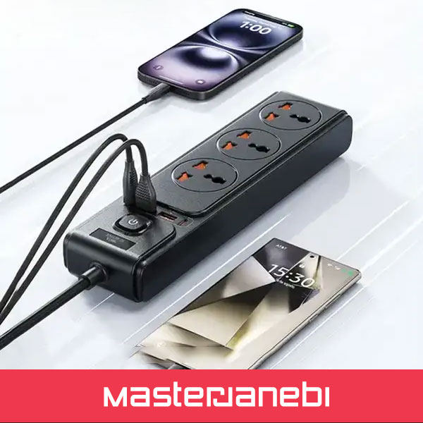 JOYROOM 7-in-1 Versatile Power Strip JR-TE1
