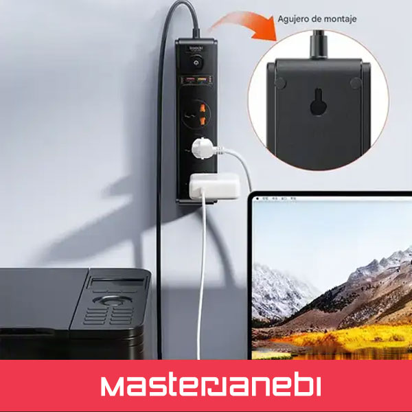JOYROOM 7-in-1 Versatile Power Strip JR-TE1