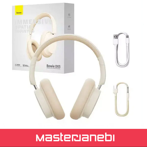 هدست بلوتوث بیسوس BASEUS Bowie D05 Wireless Headphones NGTD020202 BASEUS Bowie D05 Wireless Headphones NGTD020202