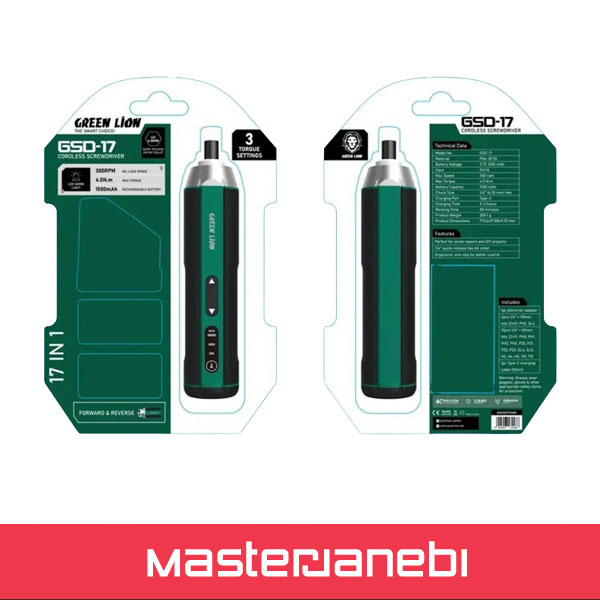 Green Lion GSD-17 Screwdriver GNGSD17CS