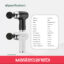 Green Lion Mini Massage Gun 6 Speed Levels GNMINMSGNBK