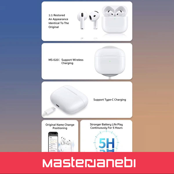 Coteci Earbuds ANC Wireless Charging ms-019