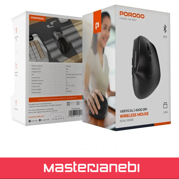 Porodo Mouse PD-ETK05-BK