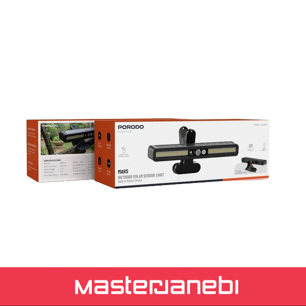 Porodo Mars Outdoor Solar Sensor Light PDMWD0710