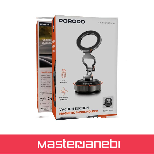 Porodo Phone Holder PDMSMPHBK