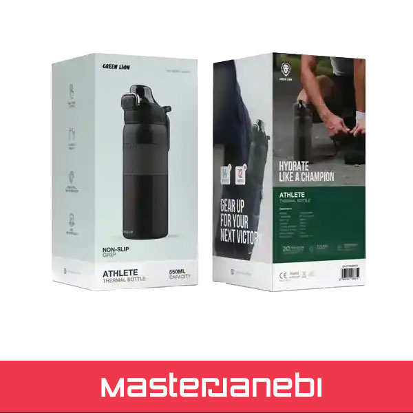 Green Lion Athlete Thermal Bottle GNATHTMBBK