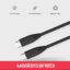 Powerology Braided USB-C To USB-C Data Cable PBCC2BK