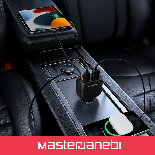 Powerology Cyber Car Charger PCCSR027BK