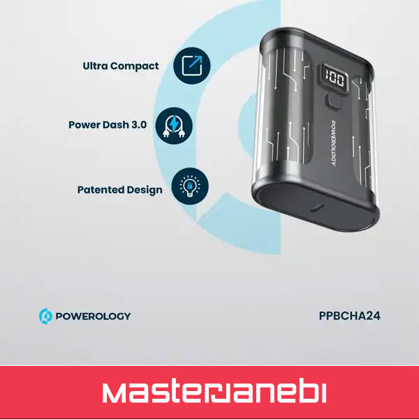 Powerology Crystalline Series Power Bank PPBCHA24