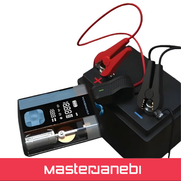 Powerology 3-In-1 Jump Starter & Tire Inflator PPBCHA96BKBU