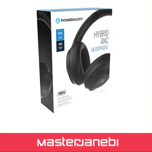 Powerology Hybrid ANC Headphone PWLAU016
