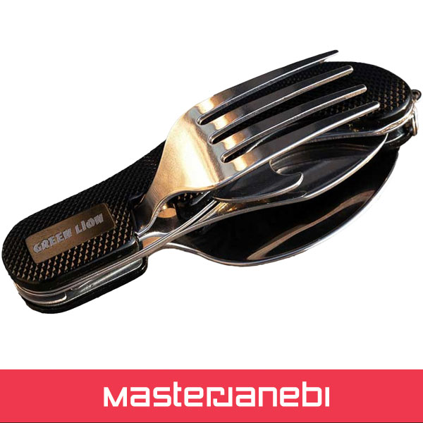 Green Lion 4 in 1 Cutlery Set GN4IN1CSETBK