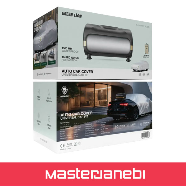 کاور خودرو گرین لاین GREEN LION AUTO CAR COVER CAR FIT GNAUCRCVRBK GREEN LION AUTO CAR COVER CAR FIT GNAUCRCVRBK