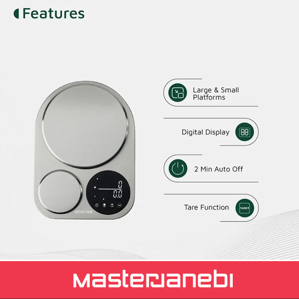 Green Lion Dual Kitchen Scale GNDUALKSSL