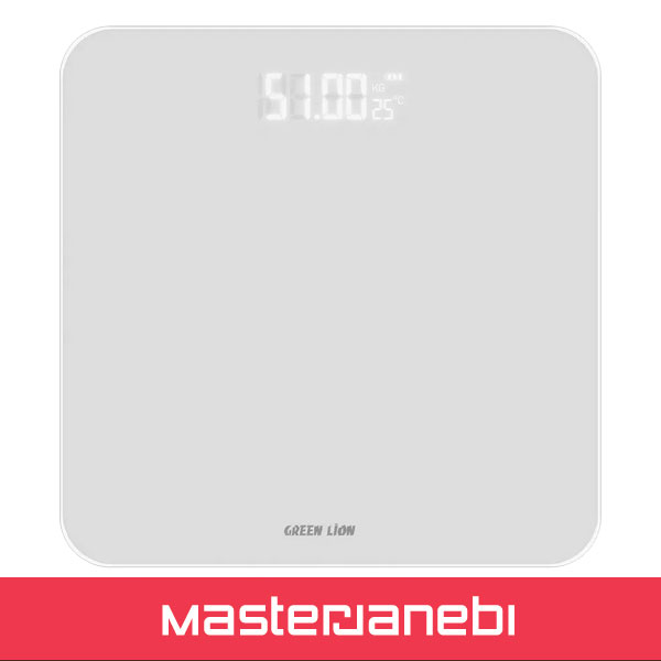 ترازو هوشمند گرین لاین Green Lion GBC-100 Digital Body Scale GNGWS12BSCAWH