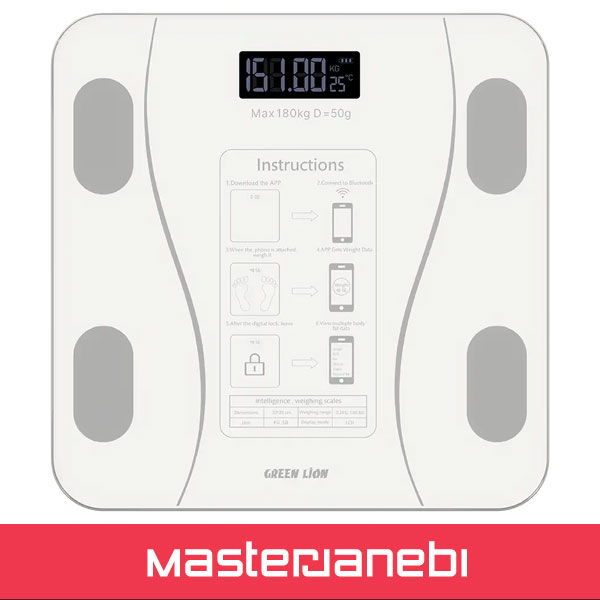 Green Lion GBC-200 Smart Body Scale GNGWS13SBCWH