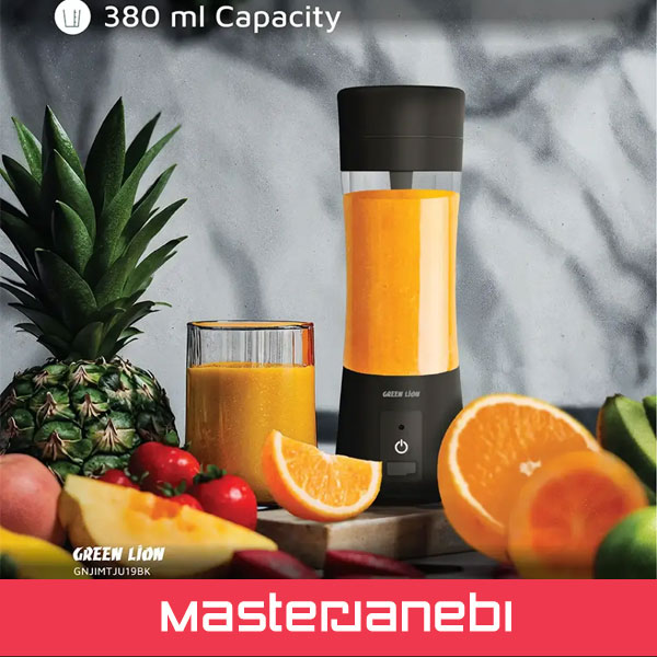 Green Lion Juice Mate Portable Juicer 380mL GNJIMTJU19BK