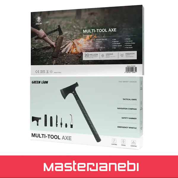 Green Lion Multi-Tool Axe GNMULTAXEBK