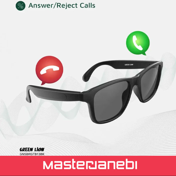 Green Lion Sydney Smart Glasses GNSDNGLSBK