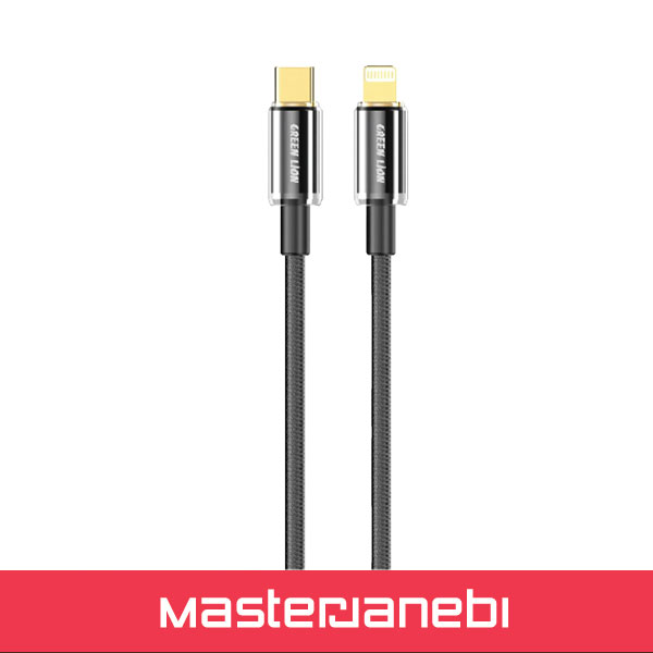 Green Lion USB-C to Lightning Tough Cable GNTPTGH27CTLBK