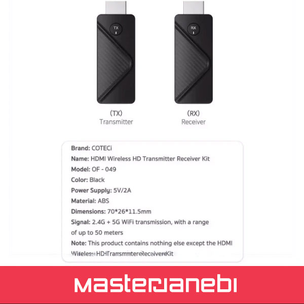 COTECi OF-049 Wireless HDMI Kit